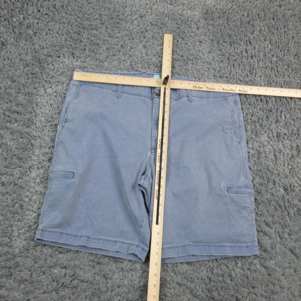 Tommy Bahama Shorts Mens 42 Blue Flat Front Stretch Chino Tencel Blend 41x9* - Picture 3 of 15